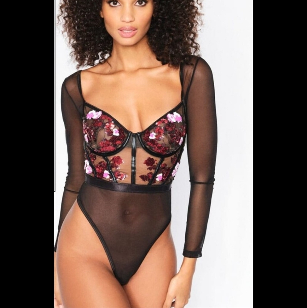 NWT Ann Summers The Compelling Body Suit Size 10 D-DD
